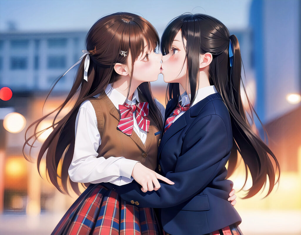 【百合】清らかで純粋そうな女学生も二人きりになると互いの体を求めあい熱く淫らな時間を過ごす…ときには友達とも…のトップ画像