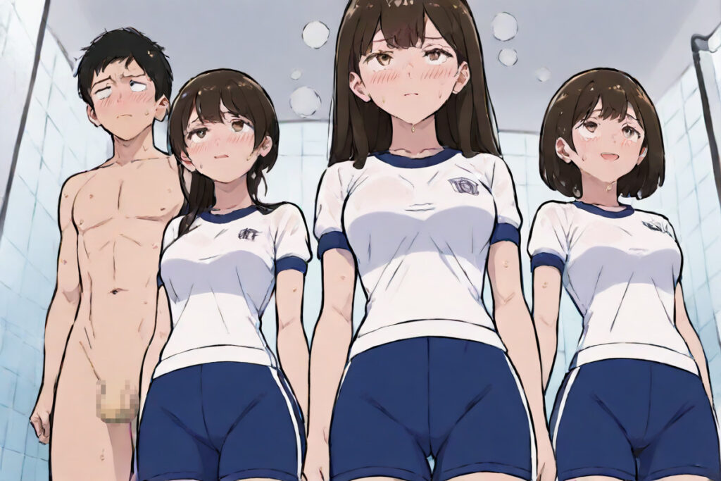 cfnm先輩に脱がされてシコらされる男子