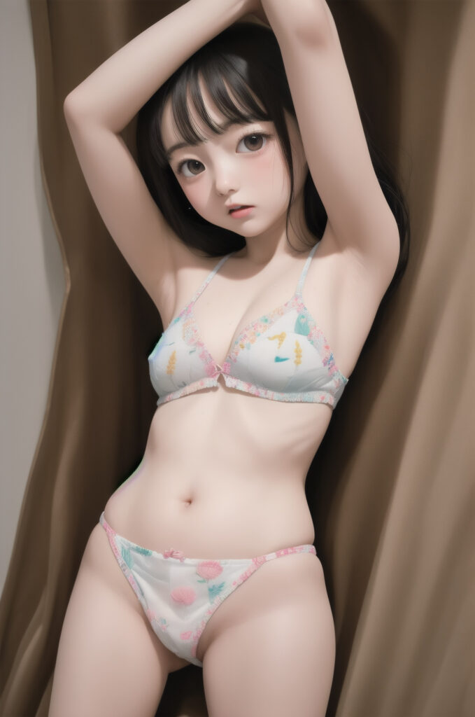 お人形さんのような白い肌と腋