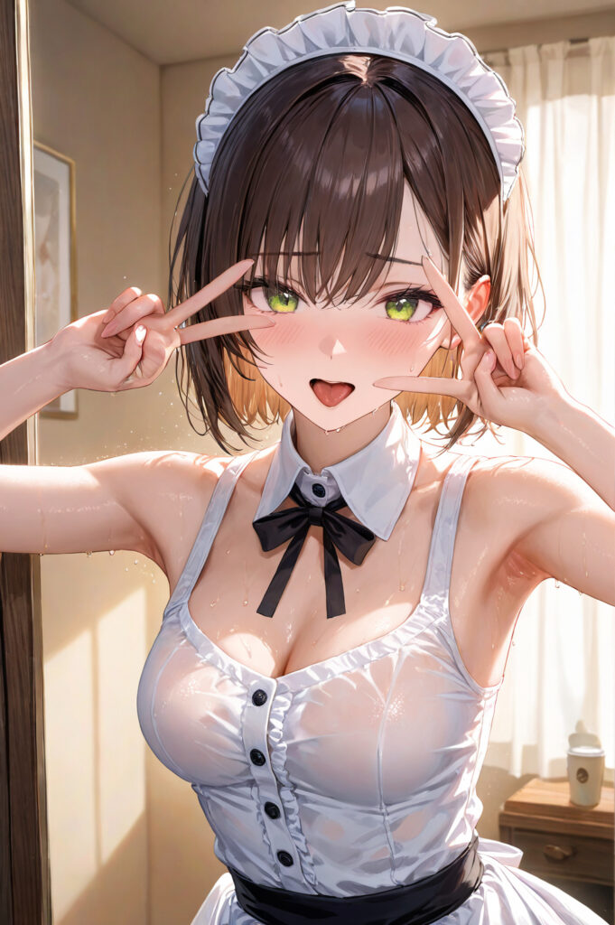 メイド系コンカフェ嬢エロ