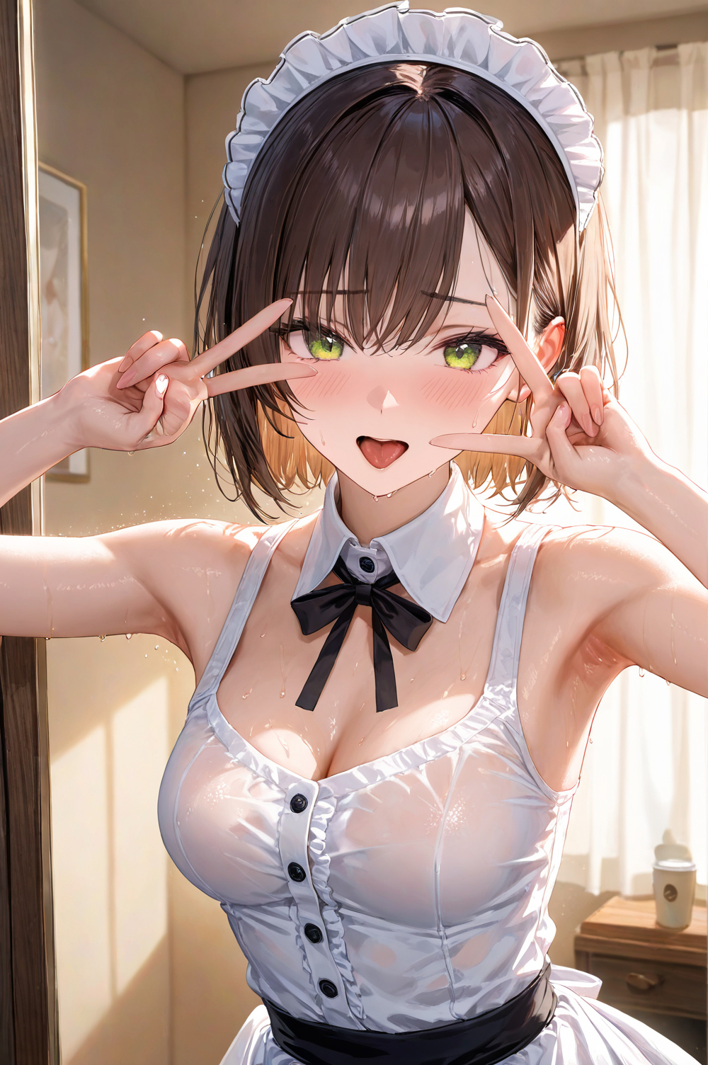 メイド系コンカフェ嬢エロ