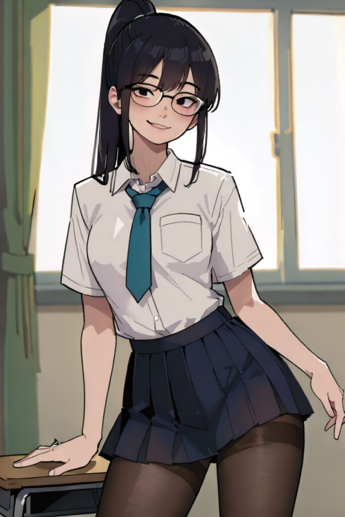 優等生JK角オナ