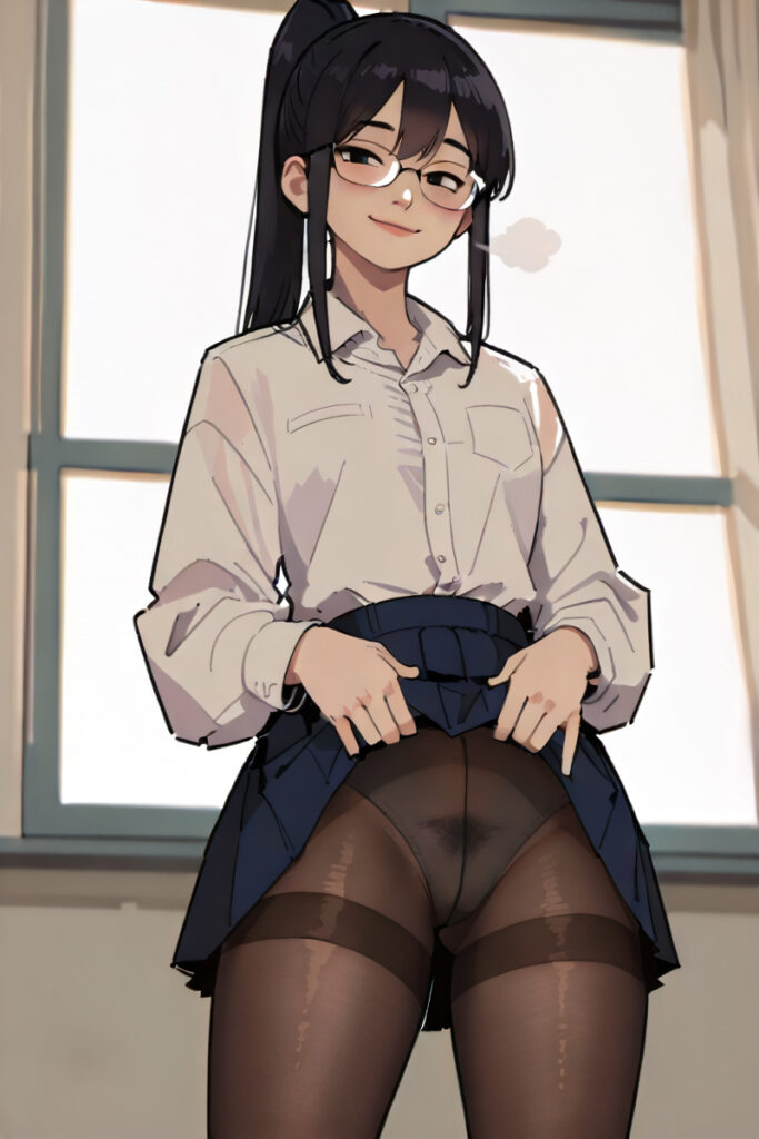 優等生JK角オナ