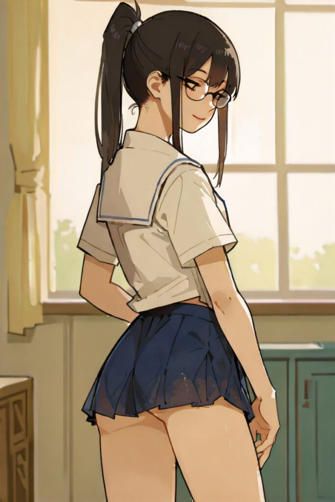 優等生JK角オナ