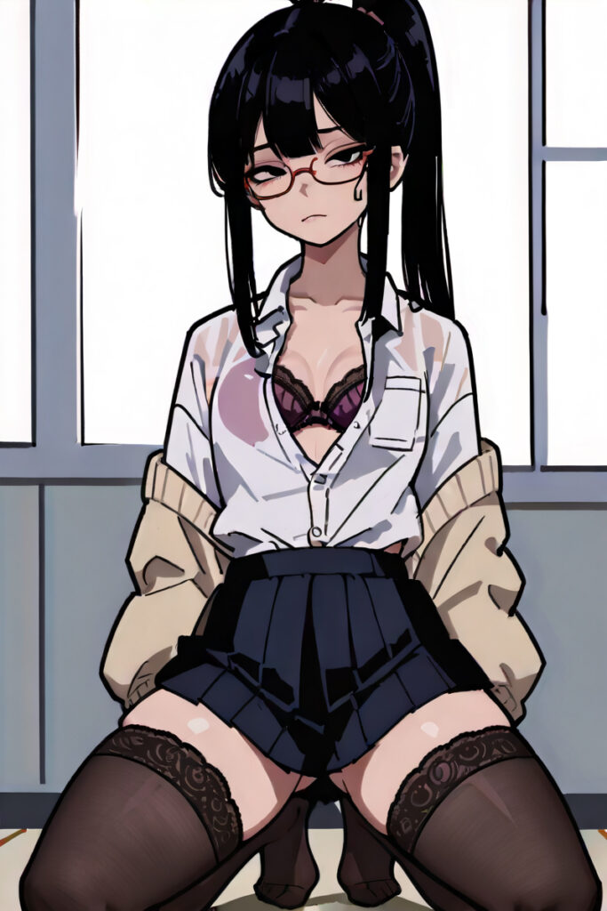 優等生JK角オナ