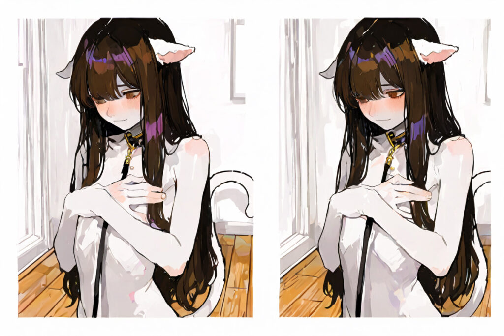 ペットとして飼われる少女