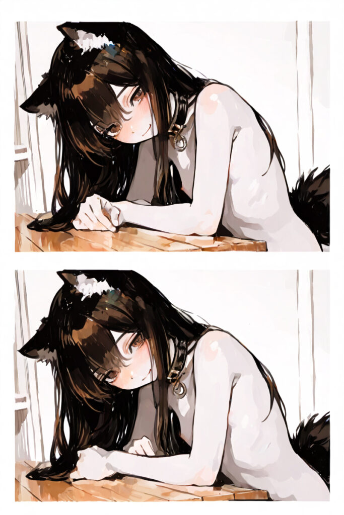 ペットとして飼われる少女