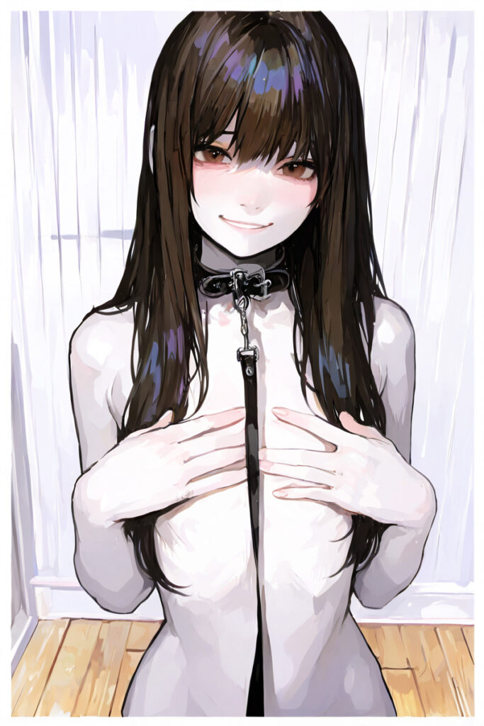 ペットとして飼われる少女