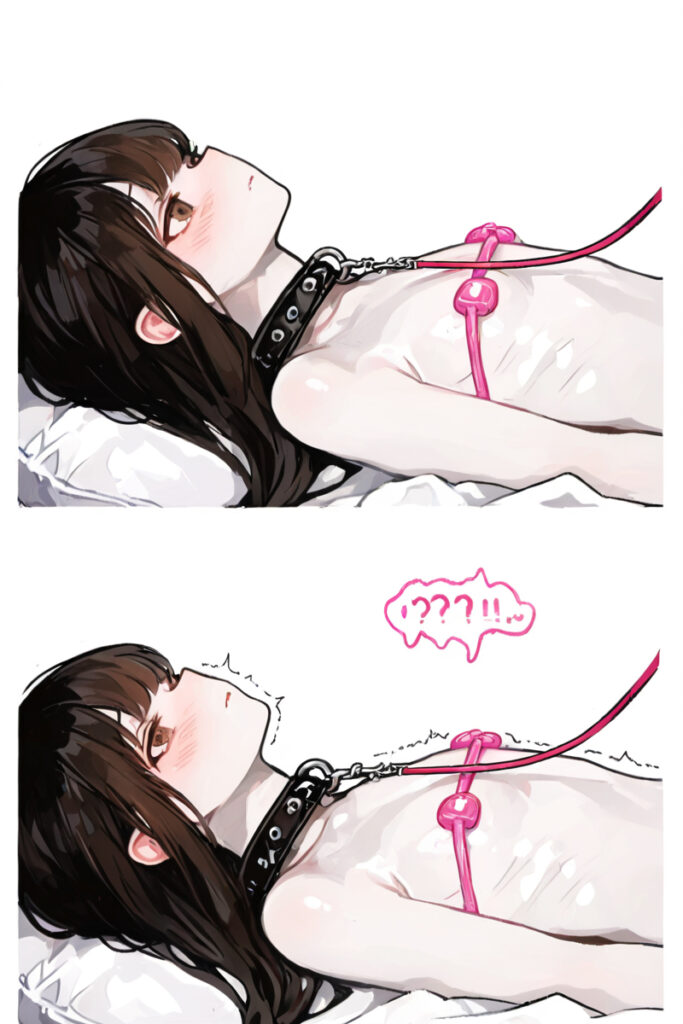 ペットとして飼われる少女