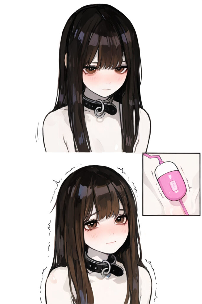 ペットとして飼われる少女